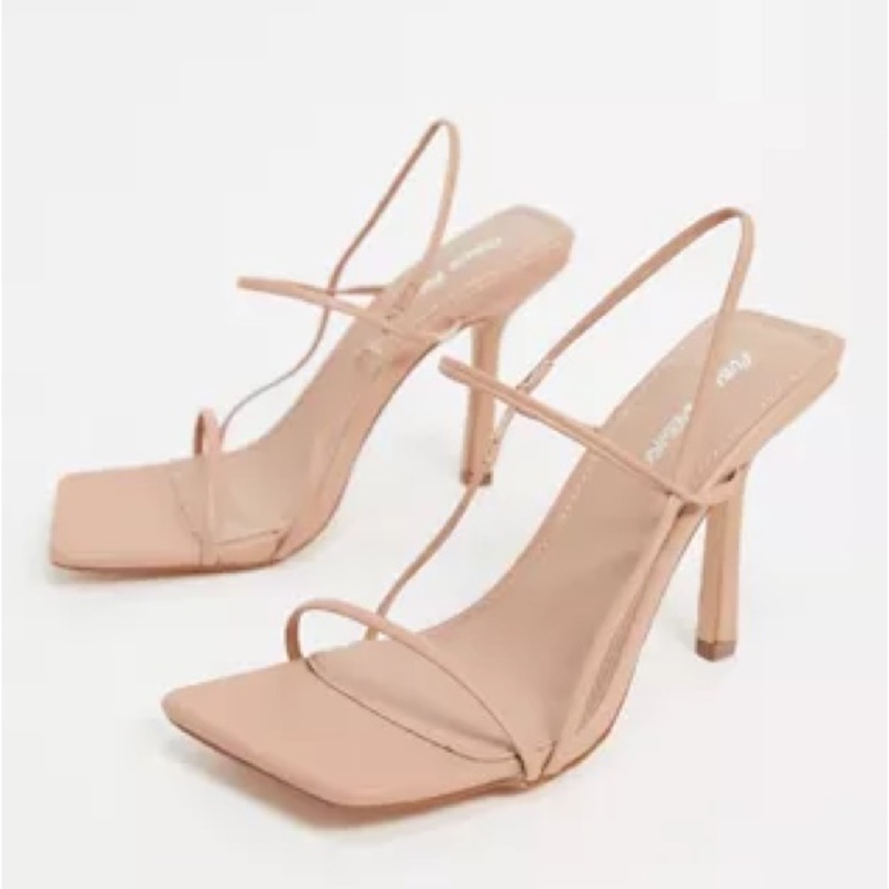Nude Strappy Heels